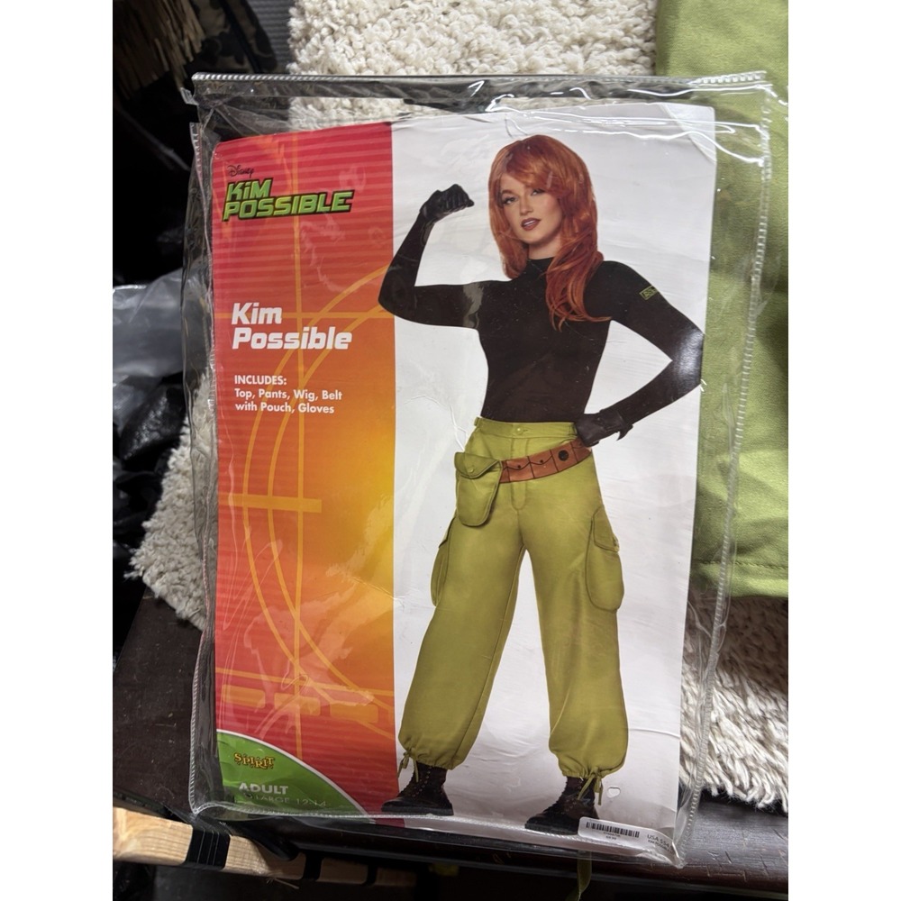 Spirit Halloween Kim Possible Costume Women's Large 12/14 EUC